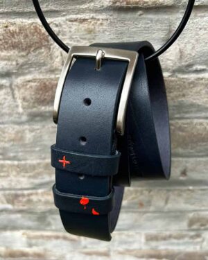riem-donkerblauw-oranje